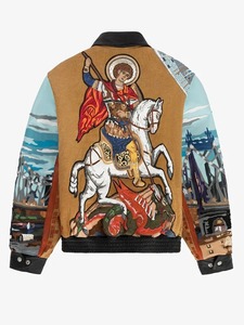 Chaqueta Bomber de Cuero Genuino Premium para Hombre, Chaqueta de Moda Urbana, Chaqueta Jeff Hamilton Aime Leon Dore - Product Image 2