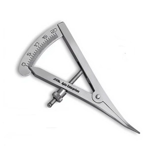 Calibre Castroviejo angulaire 3,5 pouces, instrument de mesure pour cartographie osseuse, échelle 0-20 mm, précision dentaire, chirurgicale, orthopédique - Product Image 6