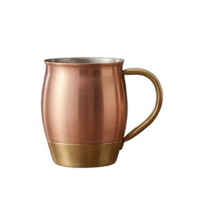 Mugs Moscow Mule faits à la main en cuivre, directement de l'usine, pour boissons froides, cocktails, tasses en cuivre avec poignée - Product Image 2