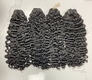 วิกต่อผมสีดำสำหรับผู้หญิงผิวดำผมมนุษย์แบบลอนหลวมสองชั้น - Product Image 4