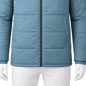 Veste matelassée unisexe avec logo personnalisé, vente en gros, veste d'hiver isolée, veste rembourrée imperméable, manteau d'extérieur - Product Image 5
