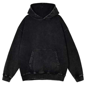 Prix de gros RTS – Sweat-shirts confortables en coton pur de qualité supérieure, design personnalisé, en coton épais, délavé à l'acide, AI-HD-30 - Product Image 1