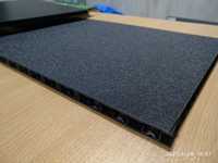 Panel Sarang Lebah PP Virgin 100% Bertekstur Hitam 10mm, Ringan, Tahan Api, untuk Flight Case, Tahan Lama, Berkualitas Tinggi, Ramah Lingkungan