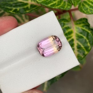 Ametrina Brasileña Natural de Corte Cojín, Gema Bicolor Suelta, Piedra Preciosa Premium para Joyería - Product Image 3