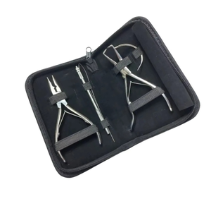 Hot Selling New Arrival Commercial Use Stainless Steel Hair Extension <b>Pliers</b> <b>Sets</b> Kit with Loop Tool Hook Hair Extensions - Product Image 6