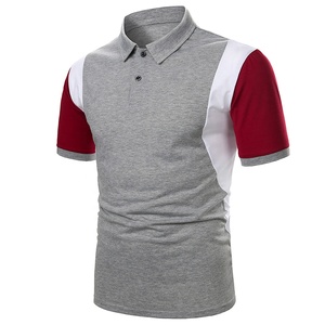 Camiseta Deportiva para Hombre, Ultra Seca, Antiarrugas, con Bloques de Color, Bordada, Estilo Urbano, Algodón Casual, Manga Corta, Básica, para Gimnasio, Venta al por Mayor - Product Image 2
