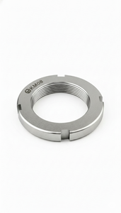 Écrous de blocage KM08 M40x1.5 Classe 4, auto-bloquants, droite, usinés CNC, de précision, métriques, pour arbre de roulement, pour une fixation sécurisée - Product Image 2