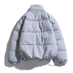 Waterproof Windbreaker Thick <b>Jacket</b> <b>Long</b> Casual Zipper for <b>Men</b> OEM ODM Custom Winter Classic Stand Collar - Product Image 3