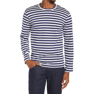 T-shirt à manches longues pour homme, vêtement décontracté de qualité supérieure, coupe décontractée, tissu adapté, confortable, respirant, pour tous les jours, voyage - Product Image 1