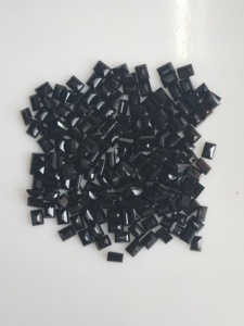 Onyx noir naturel, taille baguette 4x3MM, pierres précieuses de qualité supérieure pour la fabrication de bijoux - Product Image 2