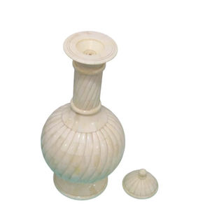 Jardinière en métal avec incrustation de os, faite à la main, de forme ronde, style minimaliste, pour la décoration de la maison, produit de luxe, exportations en gros - Product Image 1