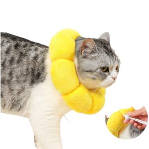 Pet Dog Neck Anti-Lick Soft Cute Polyester Print <b>Head</b> <b>Cover</b>/Knee Pad Made in Vietnam - Product Image 5