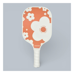 TOPPRO T7025 Outdoor Paddle Competition Gear-Fiberglass Face <b>Polymer</b> Honeycomb Core Premium PU Grip Orange & Apple Green - Product Image 6
