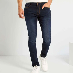 FLY HUMBLE SPORTSWEAR Lightweight New Quality <b>Men</b> Formal Dark Denim <b>Jeans</b> Pants Comfortable Outdoor Custom <b>Drawstring</b> Closure - Product Image 1