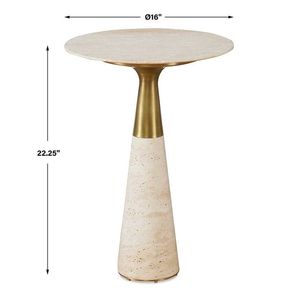 Hot Selling Travertine Pedestal Stand Modern Stone Display Furniture For Luxury <b>Marble</b> Pillar Candle <b>White</b> Modern Minimalist - Product Image 1