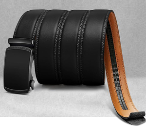 Cinturón de Cuero Genuino Personalizable con Hebilla Deslizante para Hombre, Disponible a Precios de Mayoreo en Tendencia 2026 - Product Image 3