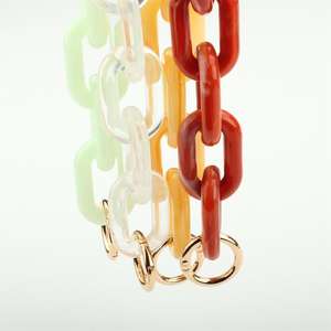 Premium Designer Resin Chain Necklace Elegant Fashion Jewelry for Women Boutique Style Accessories Tradebyd - Product Image 1