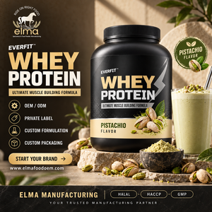 Private Label Vanilla <b>Whey</b> <b>Protein</b> <b>Powder</b> Supplier Malaysia Custom Brand WPC Shake OEM Manufacturing Adult Muscle Growth 20-29g - Product Image 1