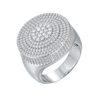 Bague en Moissanite Certifiée GRA, Argent Sterling 925 Plaqué Or 18K, Bijoux de Luxe Unisexe pour Hommes, Femmes et Enfants, Mariage, Fiançailles