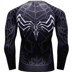 Nouveau haut de fitness inspiré du streetwear, esthétique moderne, avec impression par sublimation style streetwear, rashguard pour homme - Product Image 3