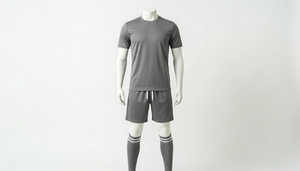 Tenue d'entraînement de football pour hommes, entièrement noire ou entièrement blanche, respirante, légère, pour la compétition estivale, pour adultes - Product Image 2
