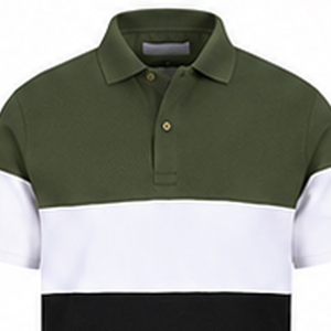 Camisa de Golf de Manga Corta, Estilo Casual, Bordada, Estampada, de Alta Calidad, Tejida en Algodón y Fibra de Bambú, con Patrón Sólido y Transpirable - Product Image 2