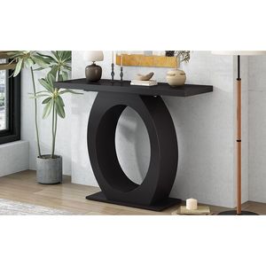 Tavolo Console Moderno e Elegante Mirod con Base a Forma di Uovo per Maggiore Stabilità e Durabilità Design Raffinato per Arredamento Casa - Product Image 4