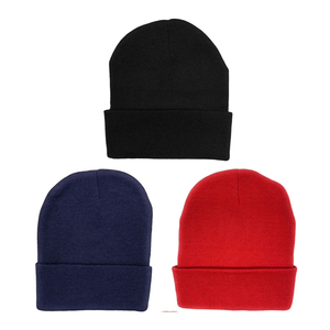 OEM Plain Beanie Hat Ribbed Knit <b>Winter</b> <b>Cap</b> Women Men Soft Warm Stretch Skull <b>Cap</b> Wholesale Supplier Hat - Product Image 4