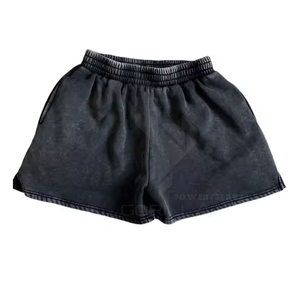 Produit le plus vendu en gros : Shorts d'été taille haute délavés à l'acide multicolores pour femmes - Product Image 4