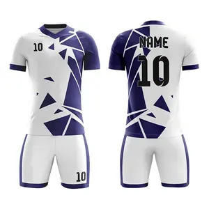 Großhandel anpassen Sport tragen Fußball Uniform Shirts Trainings anzug volle Sublimation Set Digitaldruck Fußball Trikot
