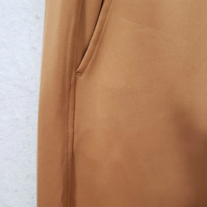 กางเกงวิ่งออกกำลังกายเอวกลางทรงตรงสีน้ำตาล เอวยางยืด ใส่สบาย ระบายอากาศได้ดี น้ำหนักเบา เป็นมิตรกับสิ่งแวดล้อม - Product Image 3