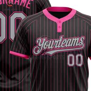 <b>Top</b> Quality Youth Men's Strip Custom Baseball Jersey Sublimated Embroidery Stitched Baseball Jersey Customize Blank - Product Image 2