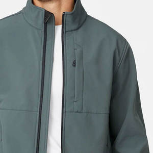 Latest Design Waterproof Sports Softshell <b>Jacket</b> Men 3 Layer Bonded Breathable Hiking Trekking Outerwear Custom Performance Coat - Product Image 3