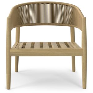 Set di 2 sedie da conversazione per esterni Bayshore Natural - Product Image 6