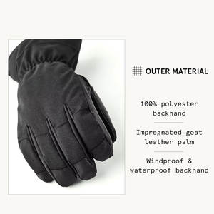 Gants de ski chauffants en polyester imperméable de qualité supérieure avec technologie tactile pour une performance optimale en snowboard et ski hivernal - Product Image 2