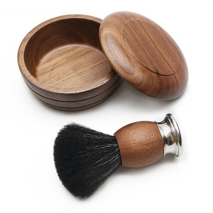 Kit de Afeitado de Lujo de Madera Personalizado para Hombre, Set de Regalo con Brocha de Afeitar Profesional - Product Image 3