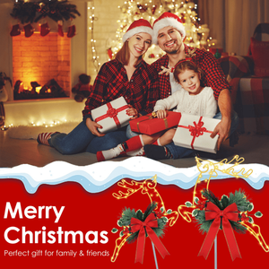 Luci a Forma di Renna per Natale, 3 Metri, 30 LED, a Batteria, in Metallo, Impermeabili, per Decorazioni da Giardino Esterne - Product Image 4