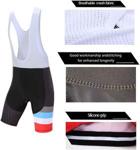 Conjuntos de Ciclismo para Hombre RAPID SPORTS al por Mayor, Ropa de Ciclismo de Buena Calidad, Transpirable, Resistente al Viento, Mangas Cortas, 100% Poliéster - Product Image 4