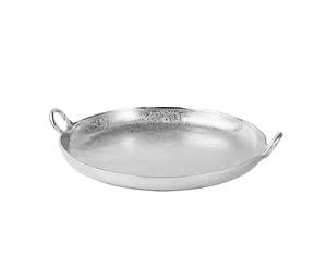 Plateau de service en aluminium fait main, best-seller, design élégant pour servir thé, en-cas et café - Product Image 1