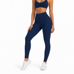 Ensemble de yoga 2 pièces pour femmes, soutien-gorge de sport, leggings taille haute, ensemble de vêtements de sport sans couture pour la salle de sport, la remise en forme, l'entraînement, le pilates - Product Image 2