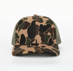 Gorra Trucker de Camuflaje Tigre al por Mayor, 100% Algodón, Malla Transpirable, Impermeable, Deportiva, a la Moda, Hip Hop, para Viajes y Actividades al Aire Libre, con Parche y Cierre a Presión - Product Image 1