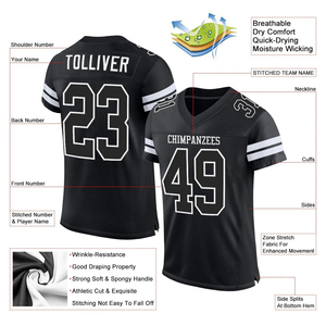 Conjuntos de Camisetas de Fútbol Americano Unisex de Alta Calidad, Transpirables, Cómodos y Elegantes para Verano, Tallas Grandes, Mangas Cortas - Product Image 3
