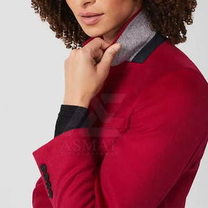 Abrigo largo ligero de mezcla de lana para mujer, ropa exterior cálida para el día a día, abrigo largo para un look informal. - Product Image 5