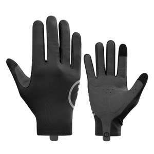 Guantes de Ciclismo Transpirables de Poliéster para Dedos Completos, Color Verde Azulado y Gris, Antideslizantes, Unisex, para Verano - Product Image 4