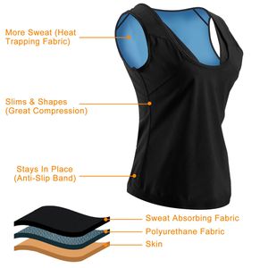 Chaleco Deportivo para Mujer, Moldeador de Cintura, Retenedor de Calor, Sudadera para Sauna, Ropa de Yoga - Product Image 2