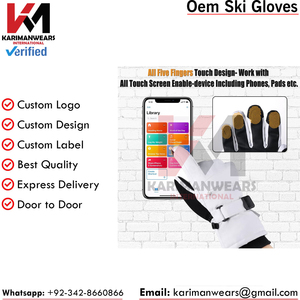 Winter Ski <b>Gloves</b> <b>Waterproof</b> Insulated Snowboard <b>Gloves</b> with Adjustable Wrist Closure Custom Branding Wholesale Factory - Product Image 5