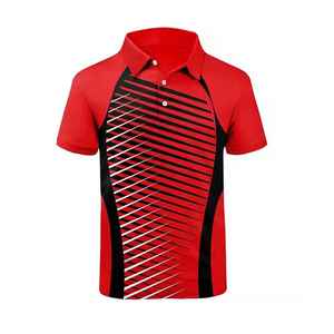 Polo de manga corta de verano con estampado de golf por sublimación, logotipo personalizado, diseño nuevo, estilo vintage, venta al por mayor. - Product Image 5