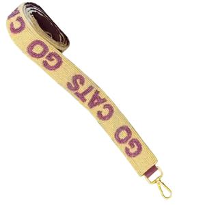 Go Cats สายรัดลูกปัดสีทองสีขาวตามสั่ง 'horns' เครื่องประดับแฟชั่นประดับลูกปัดสายกระเป๋าเงิน - Product Image 1