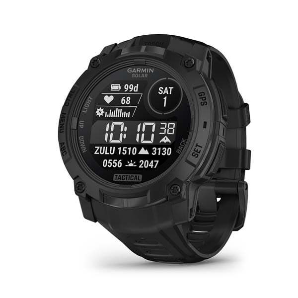 Garmin Outdoor GPS Watches Instinct 3 Solar Black 50mm Tactical