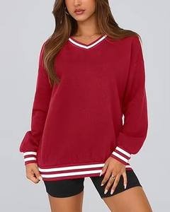 Sudaderas con Capucha de Alta Calidad para Mujer, Talla Grande, Casuales, de Manga Larga, Cuello Redondo, con Logotipo Frontal, 100% Algodón Felpa, para Invierno - Product Image 4